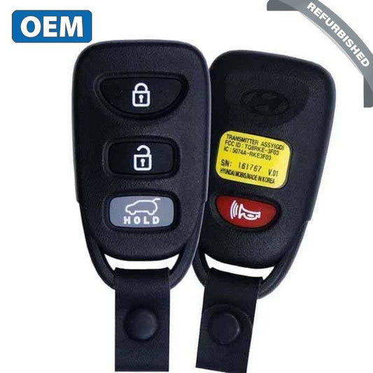 2012-2017 Hyundai Elantra / 4-Button Keyless Entry Remote / PN: 5074A-RKE3F03 / TQ8RKE-3F03 (OEM) - UHS Hardware