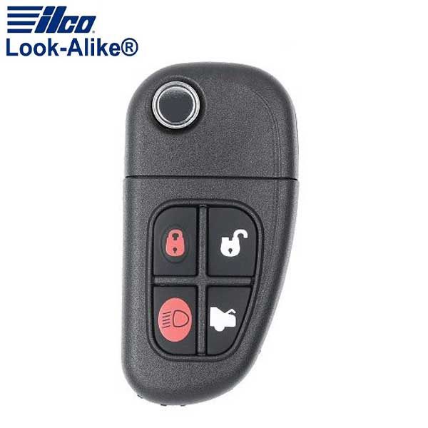 2000-2009 Jaguar / 5-Button Flip Key / PN: 1X43-15K601-AB / NHVWB1U241 (AFTERMARKET) - UHS Hardware