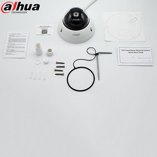 Dahua / IP Camera / 5MP Dome / 2.7 mm to 13.5 mm Motorized Vari-focal Lens / WDR / IP67 / IK10 / Starlight  / 5 Year Warranty / DH-N53AM5Z - UHS Hardware