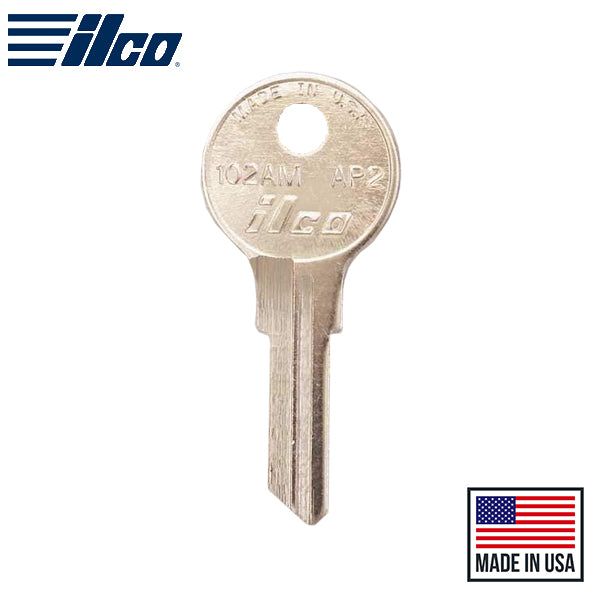 102AM-AP2 CHICAGO Key Blank -  ILCO - UHS Hardware