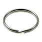 LuckyLine - 77000 - 2" Split Key Rings - Nickel-Plated Tempered Steel - 50 Pack - UHS Hardware