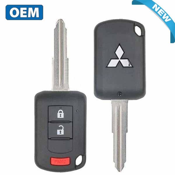 2016-2019 Mitsubishi Mirage / 3-Button Remote Head Key / PN: 6370B904 / OUCJ166N (OEM) - UHS Hardware