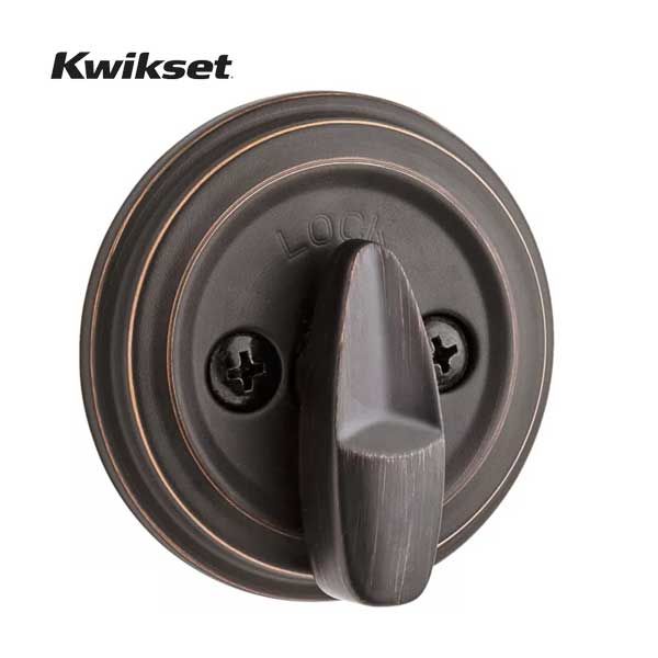 Kwikset - 980 - Single Cylinder Deadbolt - 11P - Venetian Bronze - SmartKey Technology - Grade A - UHS Hardware