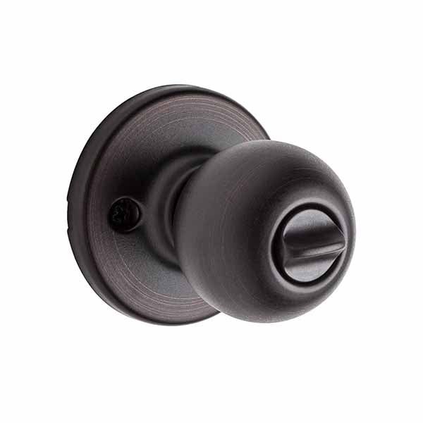 Kwikset - 400 - Polo Knob - Round Rose - 11P - Venetian Bronze - Entrance - SC1 Schlage - SmartKey Technology - Grade 3 - UHS Hardware