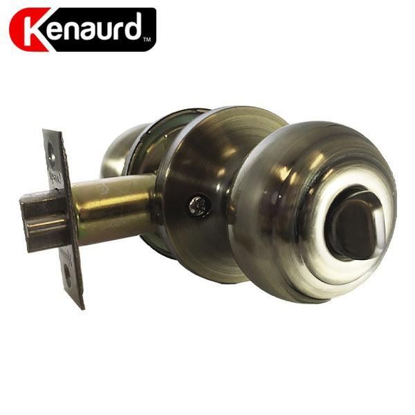 Premium Knobset Entry Lock - Antique Brass - UHS Hardware