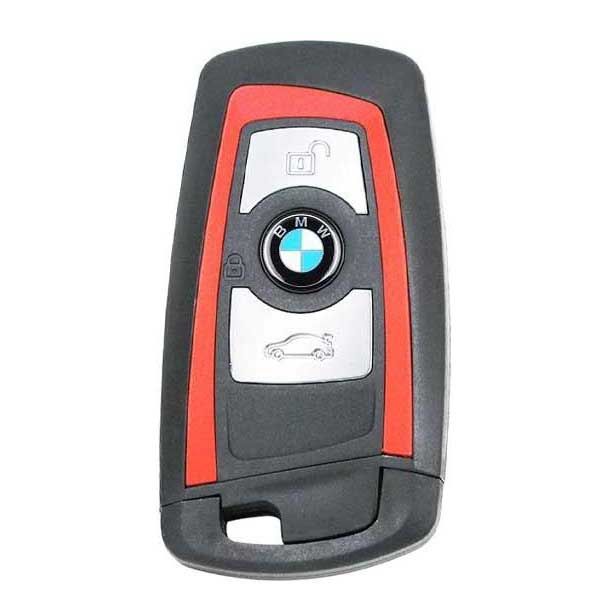 2009-2014 BMW F Series / 3-Button Smart Key / YGOHUF5767 / 434.64 MHz - Red Trim (OEM REFURB) - UHS Hardware