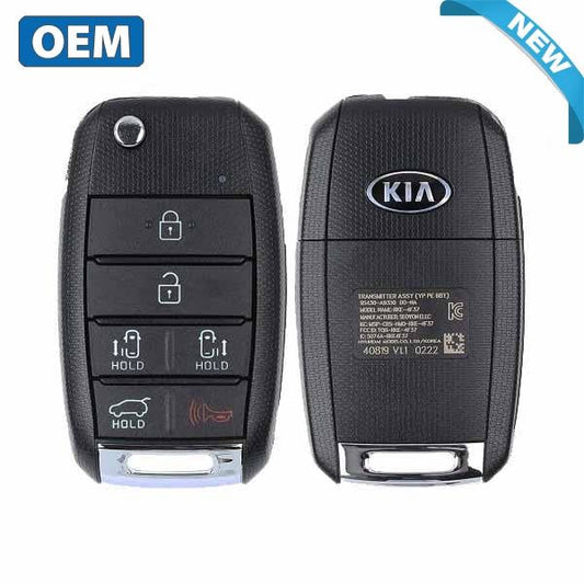 2019-2021 Kia Sedona / 6-Button Flip Key / PN: 95430-A9350 / TQ8-RKE-4F37 (YP PE 6BT) (OEM) - UHS Hardware