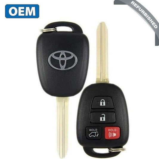 2013-2018 Toyota Rav4 / 4-Button Remote Head Key Pn: 89070-42830 Hyq12Bdm H Chip (Oem)