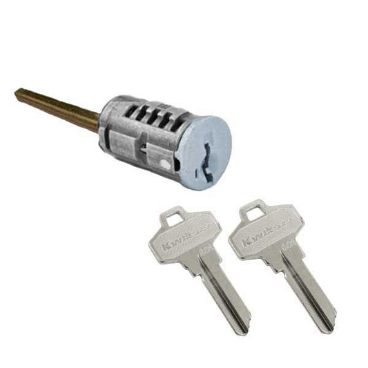 Kwikset - SmartKey SC1 Schlage Cylinder For Single Cylinder & Electronic Deadbolt - Silver Finish - UHS Hardware