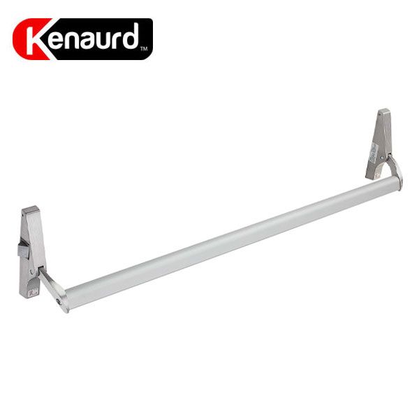 Commercial Grade 1 - Cross Bar Panic Exit Device For Glass Doors - Aluminium 36" - LH - UHS Hardware