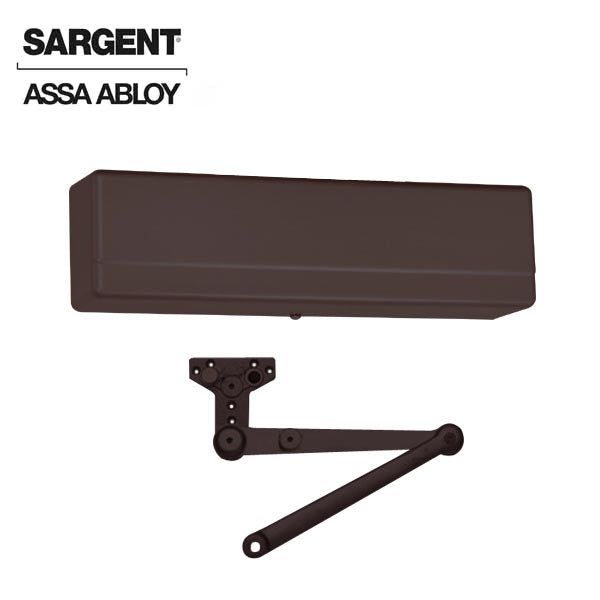 Sargent - 1431 - Powerglide Door Closer w/ PSH - Heavy Duty Hold Open Parallel Arm w/ Positive Stop - 10BE - Dark Oxidized Satin Bronze Equivalent - Grade 1 - UHS Hardware