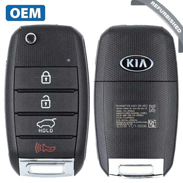 2017-2019 Kia Niro / 4-Button Flip Key / PN: 95430-G5010 / SY5JFRGE04 (DE 4BT) (OEM Refurb) - UHS Hardware