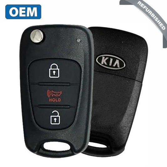 2010-2012 Kia Soul / 3-Button Flip Key / PN: 95430 2K250 / NYOSEKSAM11ATX (OEM Refurb) - UHS Hardware