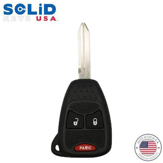 Solid Keys USA - 2004-2017 Chrysler Dodge Jeep / OEM Replacement / 3-Button Remote Head Key - UHS Hardware