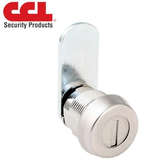 CCL 62207 / Weather Resistant Cam Lock w/ Shutter /  5/8" / Nickel - UHS Hardware