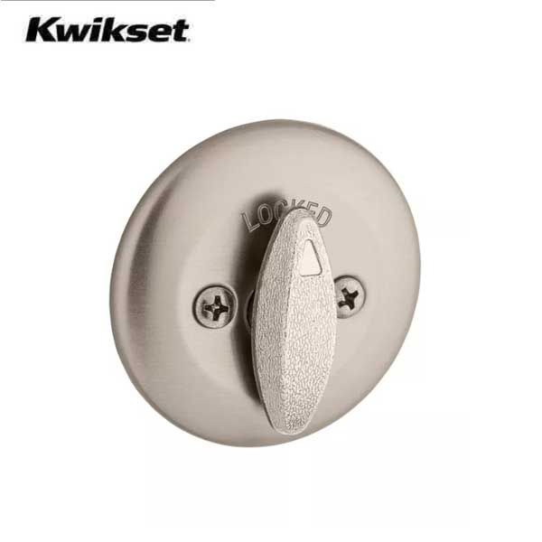 Kwikset - 660 - Residential Deadbolt - Single Cylinder  - Satin Nickel - SmartKey Technology -Grade 3 - UHS Hardware