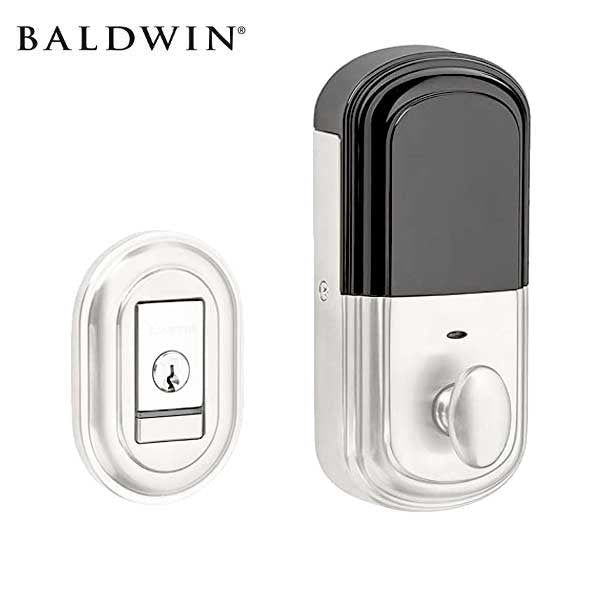 Baldwin Estate Evolved - 8231.B Traditional Electronic Deadbolt - Singl Cyl  - Bluetooth - 260 - Polished Chrome - Grade 2 - UHS Hardware