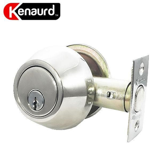 Premium Single Cylinder Deadbolt Lock - Bright Chrome - BC - (SC1/KW1) - UHS Hardware