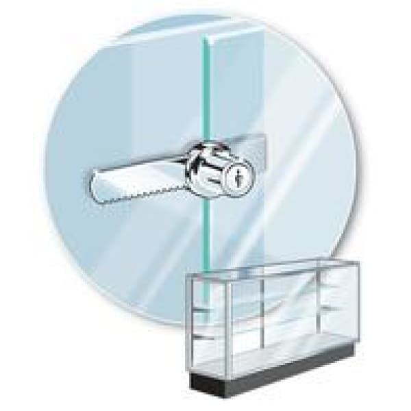 Showcase Ratchet Lock w/ 2 Bars - UHS Hardware