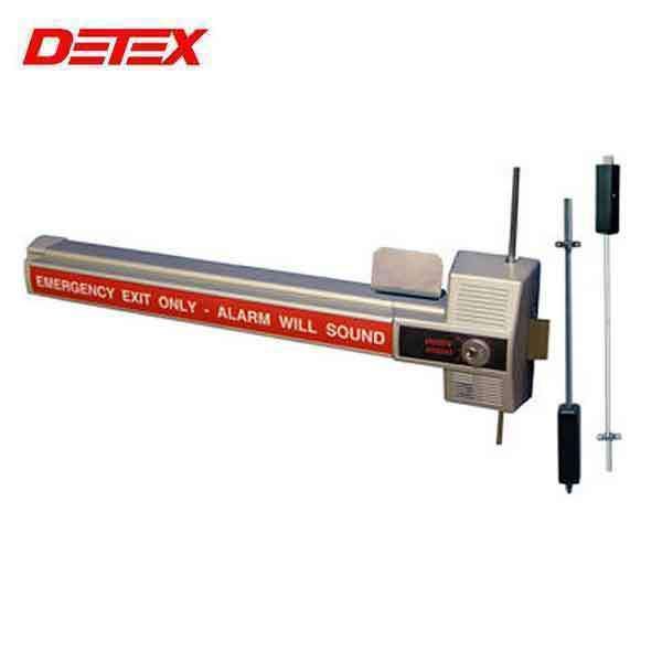 Detex - ECL-230X - TDB  - Alarmed Deadbolt Panic Device - 3 Point Lock (Top, Bottom & Deadbolt) - UHS Hardware