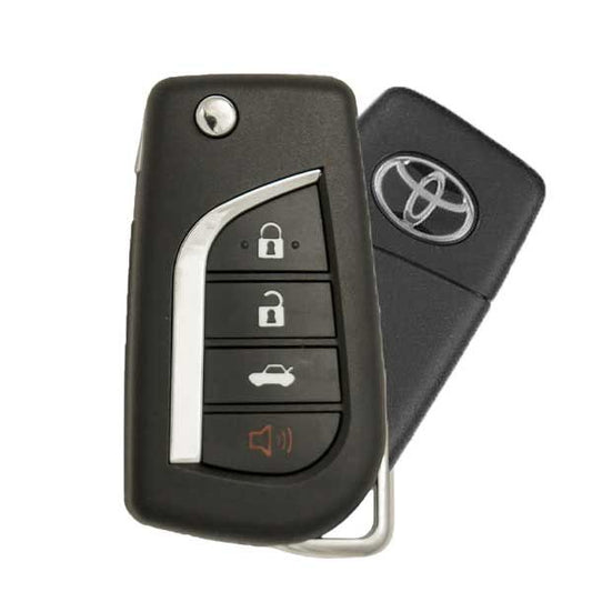 2019 Toyota RAV4 / 4-Buton Remote Flip Key / PN: 89070-0R300 / GQ4-73T (H Chip) (OEM Refurb) - UHS Hardware