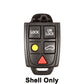 2004-2015 Volvo Flip Key SHELL for LQNP2T-APU (RFS-VOL-1438-5) - UHS Hardware