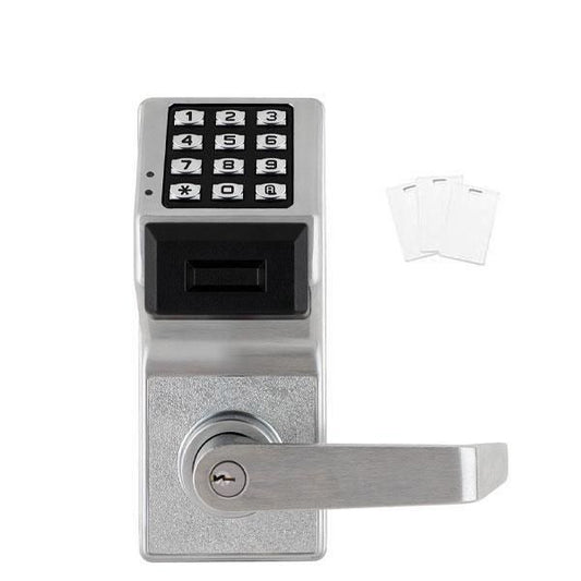 Trilogy PDL6100 - Digital Networx PROX Lever Lock w/ Wireless & Ethernet Feature - Satin Chrome - 26D (Alarm Lock) - UHS Hardware