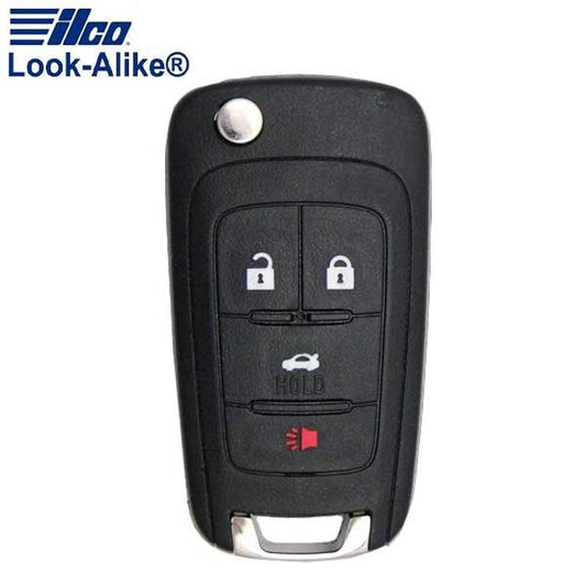 2010-2022 GM / 4-Button Flip Key / PN: 13504200 / OHT01060512 (AFTERMARKET) - UHS Hardware