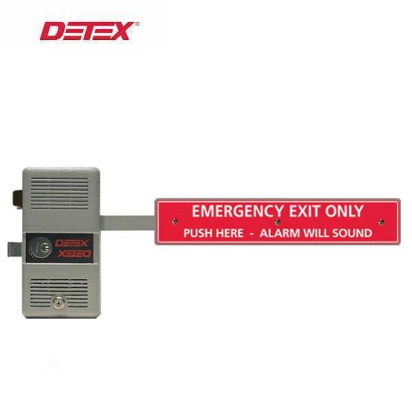 Detex - DTX-ECL-600 - Exit Device - Long Bar - Rugged Dead Bolt - Battery Powered - 9VDC - UHS Hardware