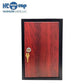 HPC - Single-Tag Kekab - 120 Key Capacity - Black with Red Wood Finish - UHS Hardware