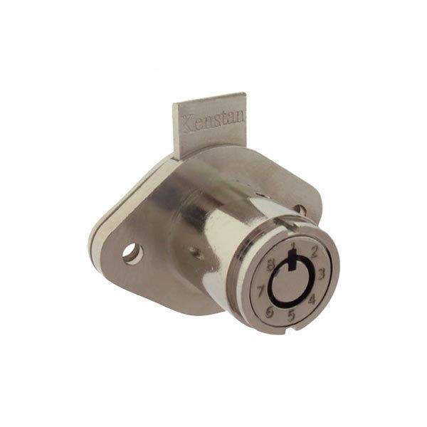 Kenstan - DL-K2-M-2205 - Tubular Drawer Deadbolt Lock - 1 1/16" - K2 Keymatic Pull - PN - Polished Nickel - UHS Hardware