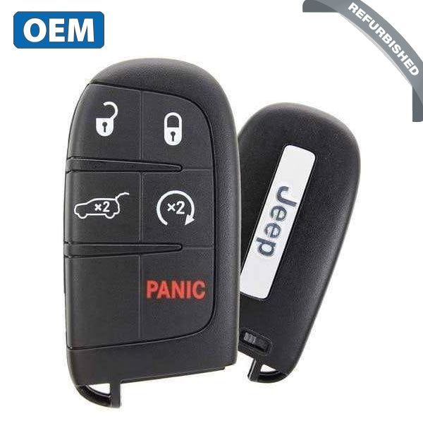 2014-2021 Jeep Grand Cherokee / 5-Button Smart Key / PN: 68143505AC / M3N40821302 (OEM Refurb) - UHS Hardware