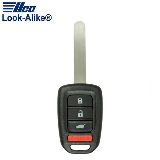 2013-2015 Honda / 4-Button Remote Head Key / PN: 35118-T2A-A20 / MLBHLIK6-1T (AFTERMARKET) - UHS Hardware