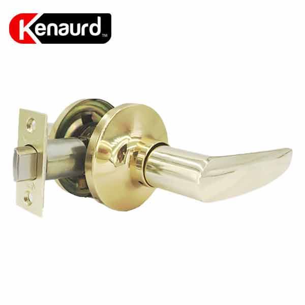 Premium Design #2 Passage Leverset – Grade 3 – Polished Brass Finish - UHS Hardware