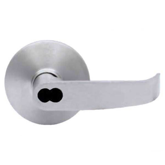 TownSteel - ED8900LQ - Sectional Lever Trim - Storeroom - Nightlatch - LQ Curved Lever - Non-Handed - Schlage SFIC Prepped - Compatible with Concealed V/R Exit Device - Satin Stainless - Grade 1 - UHS Hardware