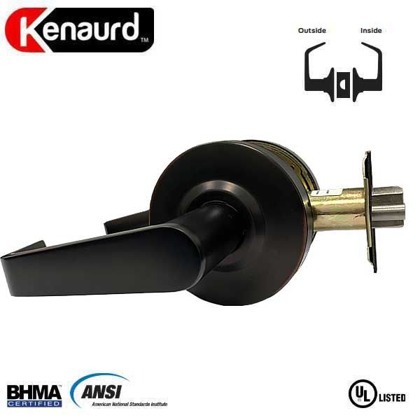 Commercial Lever Handle - 2-3/4” Standard Backset - Oil Rubbed Bronze - Passage - Grade 2 - UHS Hardware