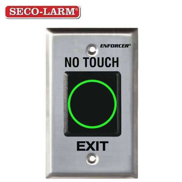 Seco-Larm - No Touch - RTE IR Sensor - Single Gang Sensor Plate - English - UHS Hardware