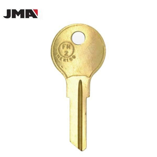 FR2 / L54G 6-Wafer Fort / CompX Key - Brass (JMA-FR-11DE) - UHS Hardware