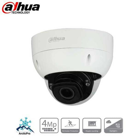 Dahua / IP / 4MP / Dome Camera / Varifocal / 2.7-12mm Lens / Outdoor / WDR / IP67 / IK10 / 40m Smart IR / Starlight / 5 Year Warranty / DH-IPC-HDBW5442HN-ZHE - UHS Hardware