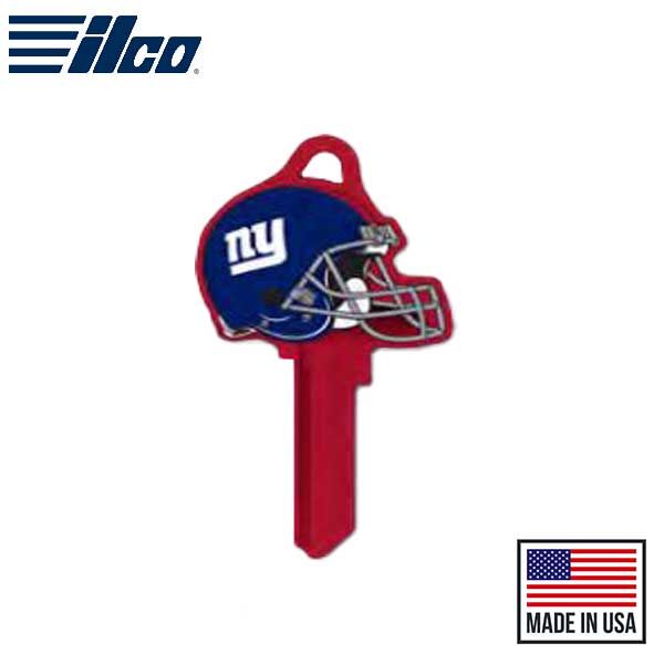 ILCO - NFL TeamKeys - Helmet Edition - Key Blank - New York Giants - KW1 (5 Pack) - UHS Hardware