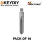 KEYDIY - B106 - Flip Key Blade - #Y66 - For Xhorse / Keydiy Universal Remote Flip Keys - Pack of 10 - UHS Hardware