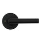 Kwikset - 9118 - Milan Privacy Lever with Round Rose - Privacy - 514 - Matte Black - Grade 2 - UHS Hardware