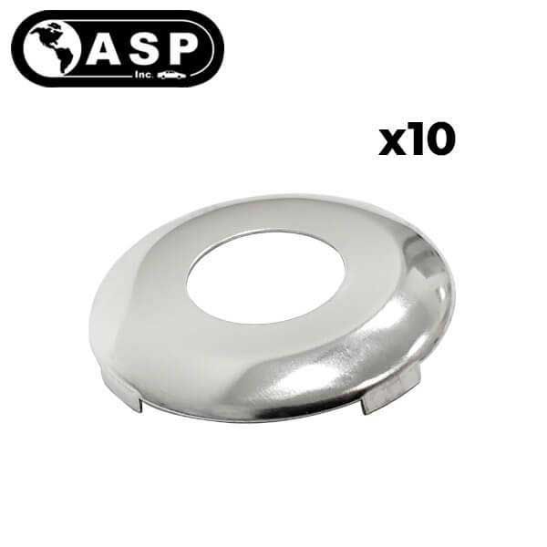 1983-1991 Toyota / TR33 TR37 TR39 TR25 / Face Cap for Door Lock / Chrome / P-30-271 (ASP) (10-Pack) - UHS Hardware