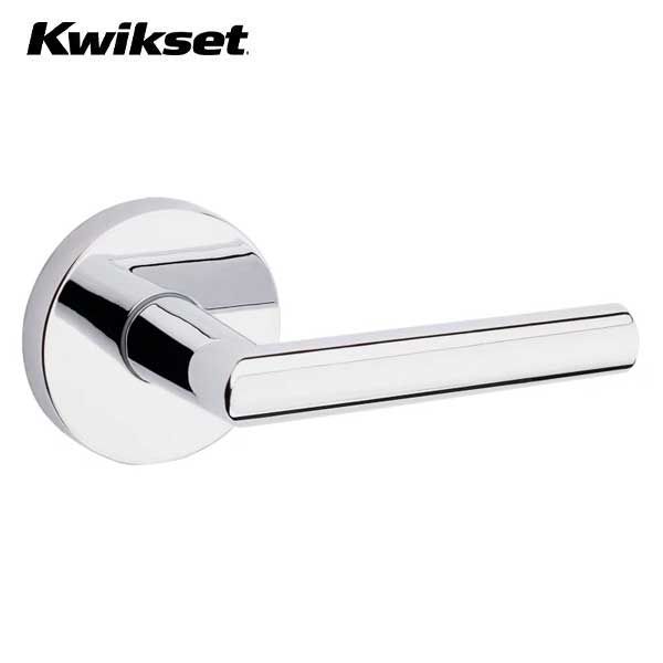 Kwikset - 154MIL - Milan Passage Lever - Round Rose - 526 - Polished Chrome - Grade 2 - UHS Hardware