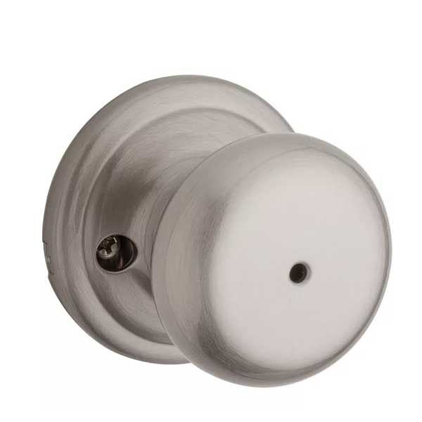 Kwikset - 730H - Hancock Knob - Round Rose - Privacy - 15 - Satin Nickel - Grade 2 - UHS Hardware