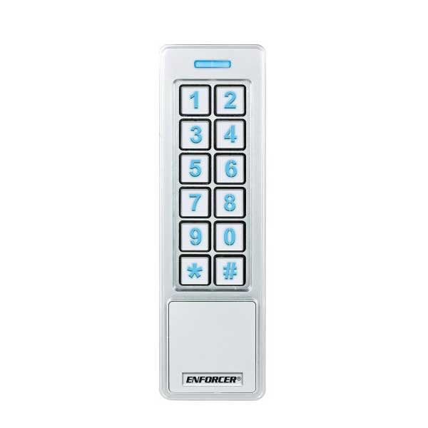 Seco-Larm - SK-B241-PQ - ENFORCER - Bluetooth / Prox - Access Control Digital Mullion Keypad & Reader - 1000 Users - Weatherproof - Vandal Resistant - Outdoor - UHS Hardware