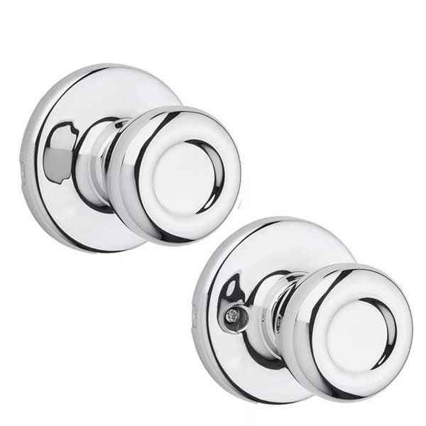 Kwikset - 200T - Tylo Knob - Round Rose - Passage - 26 - Polished Chrome - Grade 3 - UHS Hardware