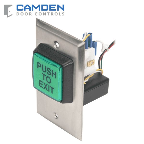 Camden CM-30EE - Push/Exit Switch - LED Illuminated - w/ Fixed Timer - UHS Hardware