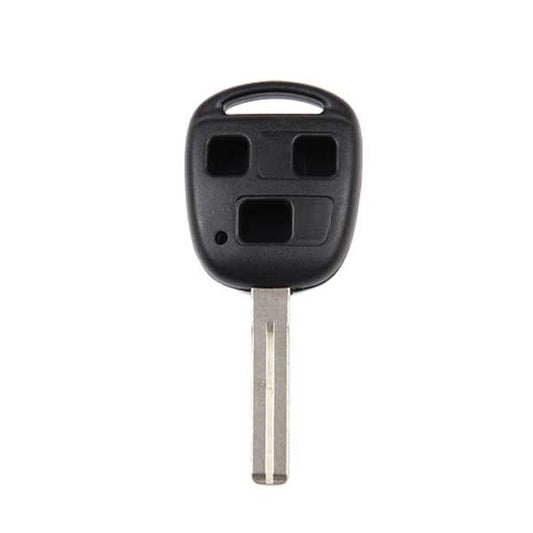 1998-2008 Lexus / 3-Button Remote Head SHELL / Short Blade TOY48 for HYQ12BBT / HYQ1512V (RHS-LEX-1) - UHS Hardware