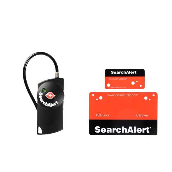 CCL - Travel Lock 947 Series -  Black TSA Approved Keycard Lock with SearchAlert Indicator - UHS Hardware